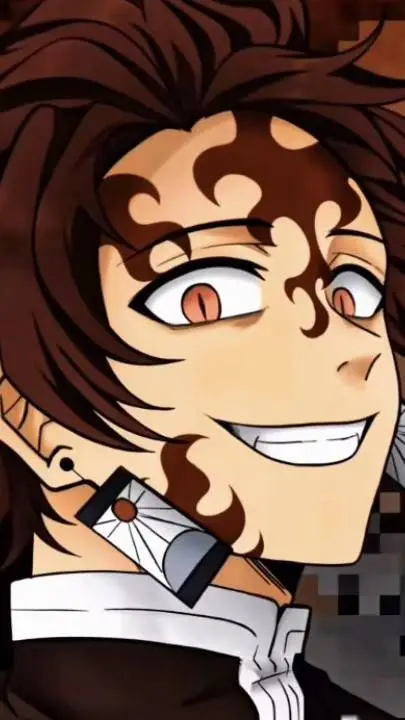 ai character: demon Tanjiro 😨😱  background
