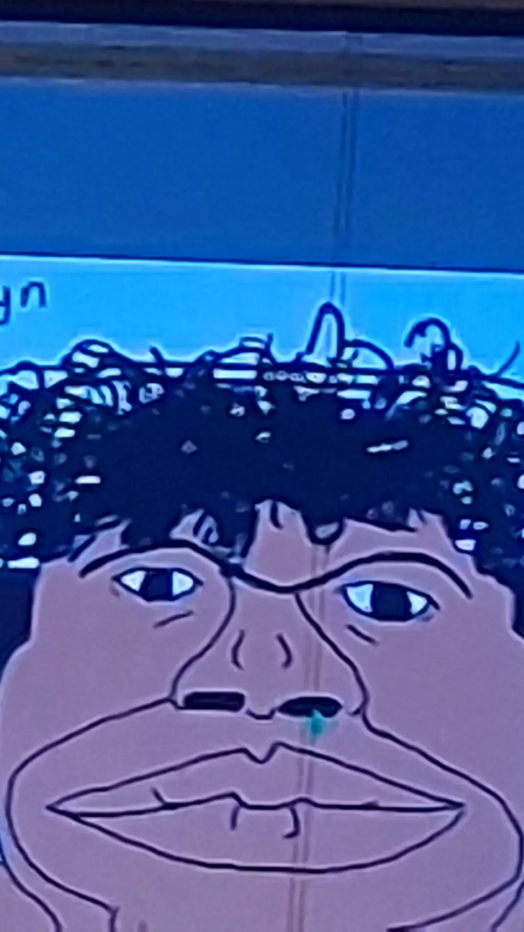 ai character: BRUH HELL NAW background