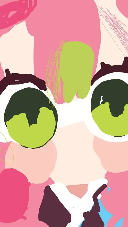 ai character: anime girl background