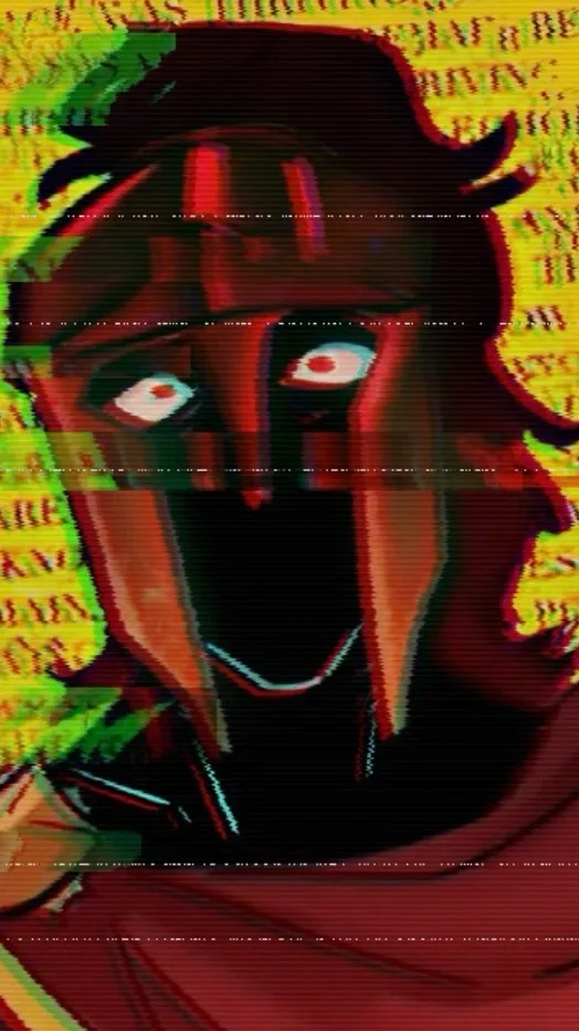 ai character: The King in Yellow background