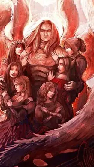 ai character: saton/Lucifer  background
