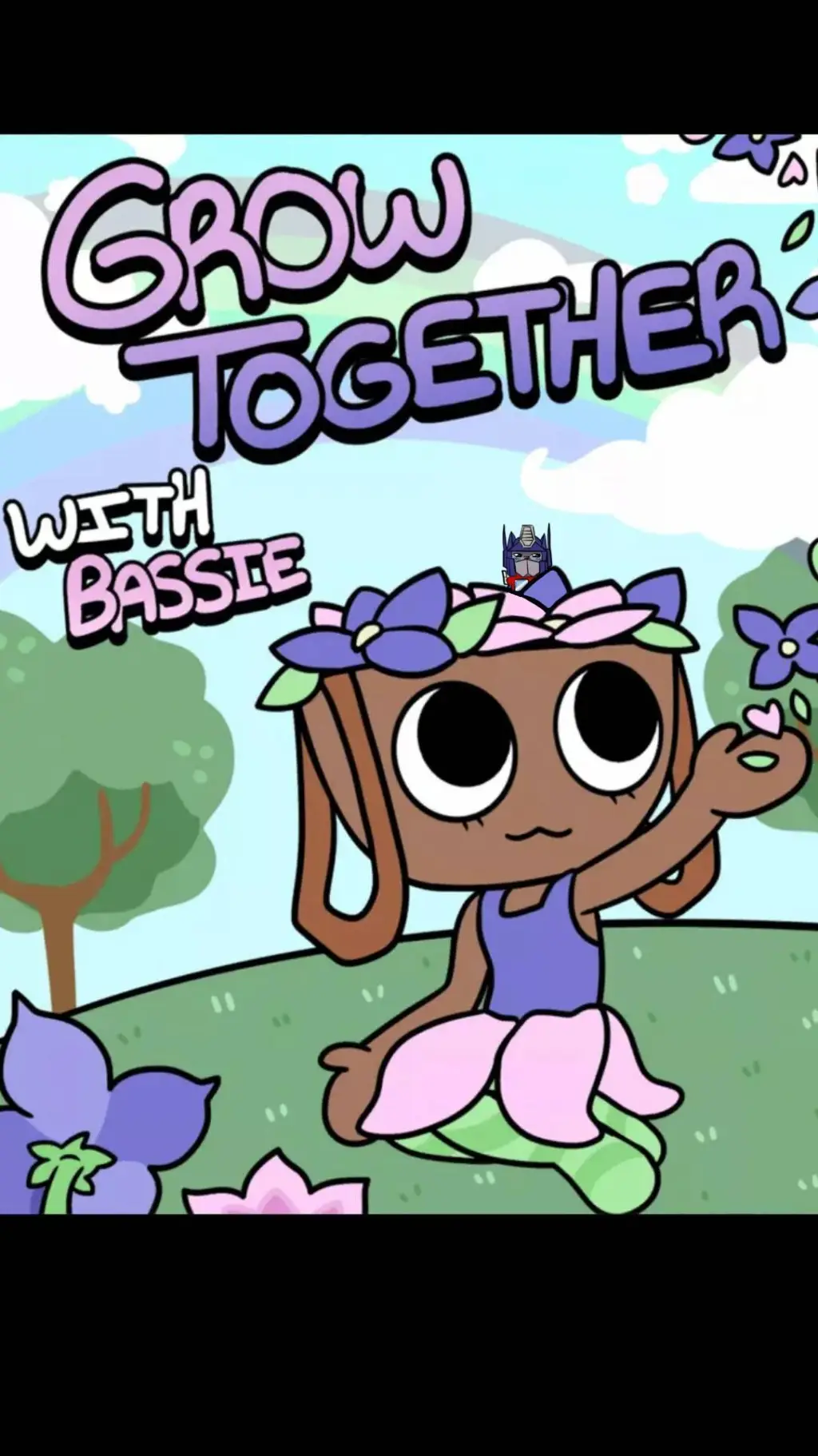 ai character: DW x Transformers background