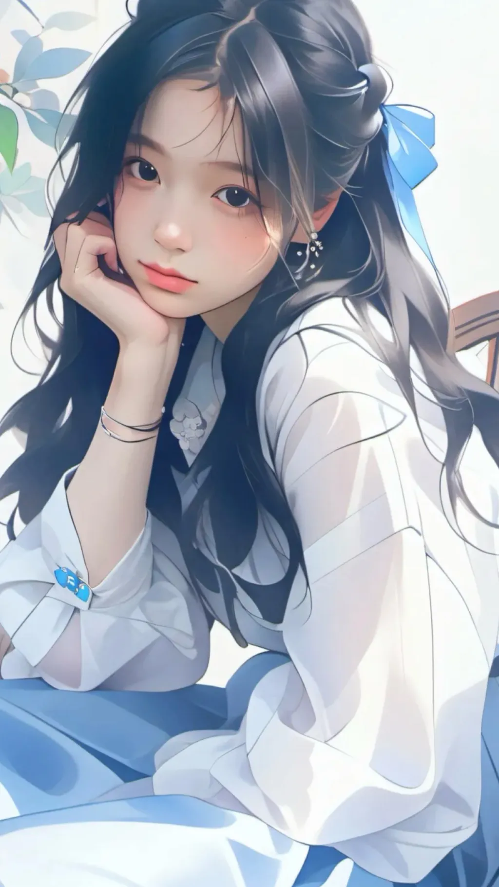 ai character: Luna background