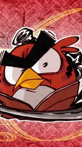 ai character: Red (Angry Birds) background