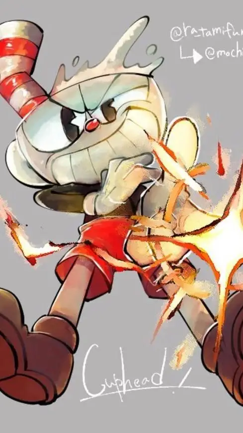 ai character: Cuphead background