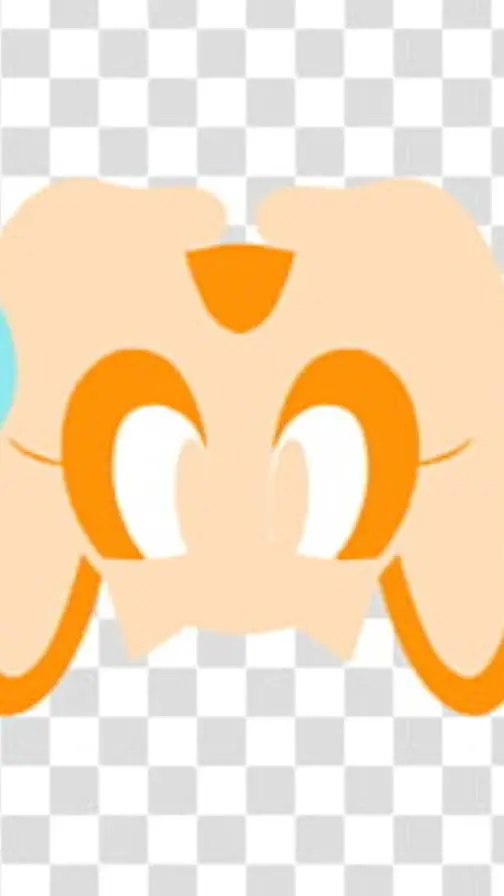 ai character: Cream background