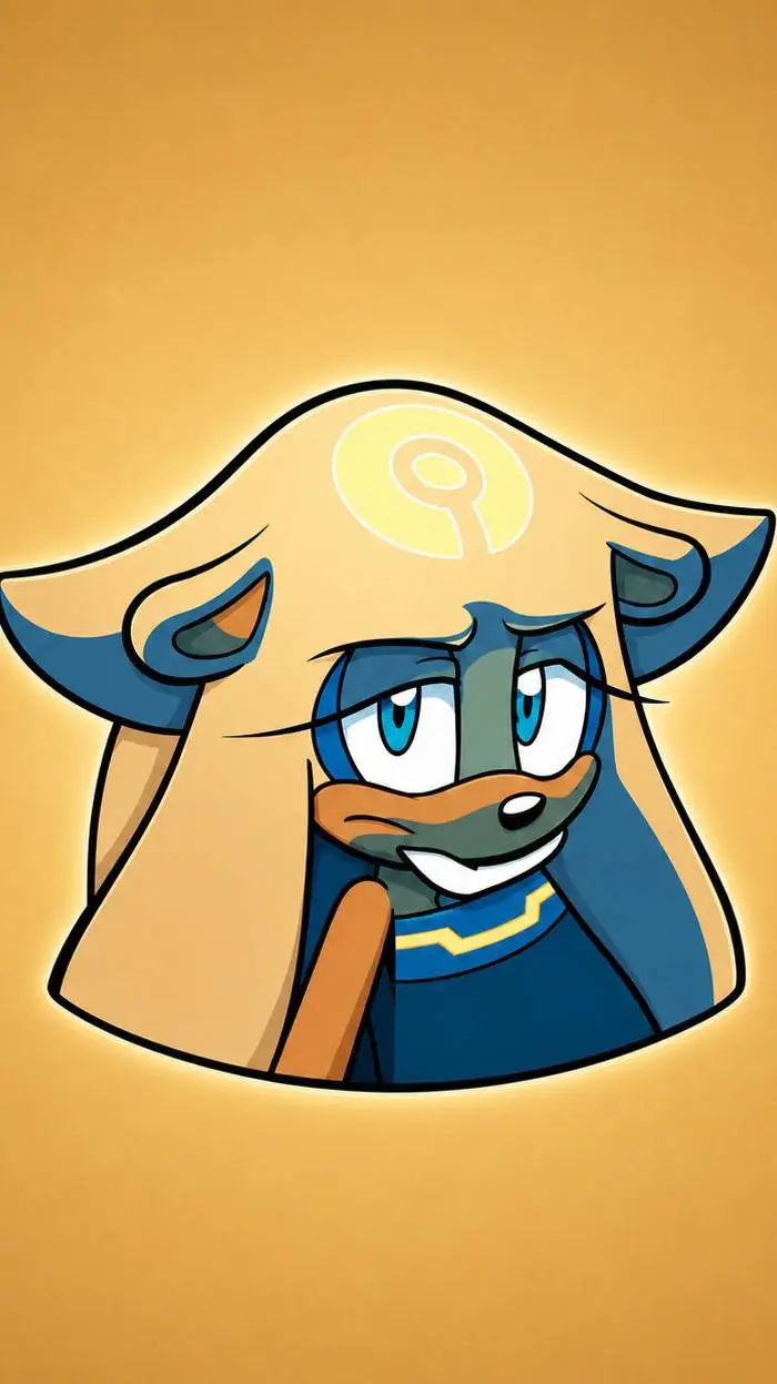 ai character: Gold  background