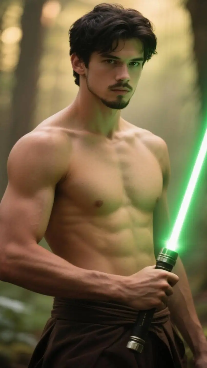 ai character: Jedi Sage Luca background