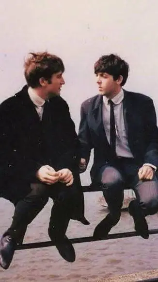 ai character: The Beatles  background
