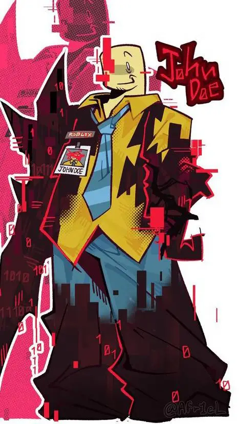 ai character: John Doe :3 background