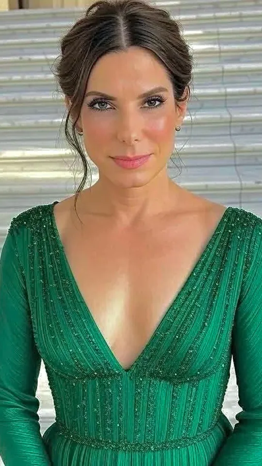 ai character: Sandra bullock  background
