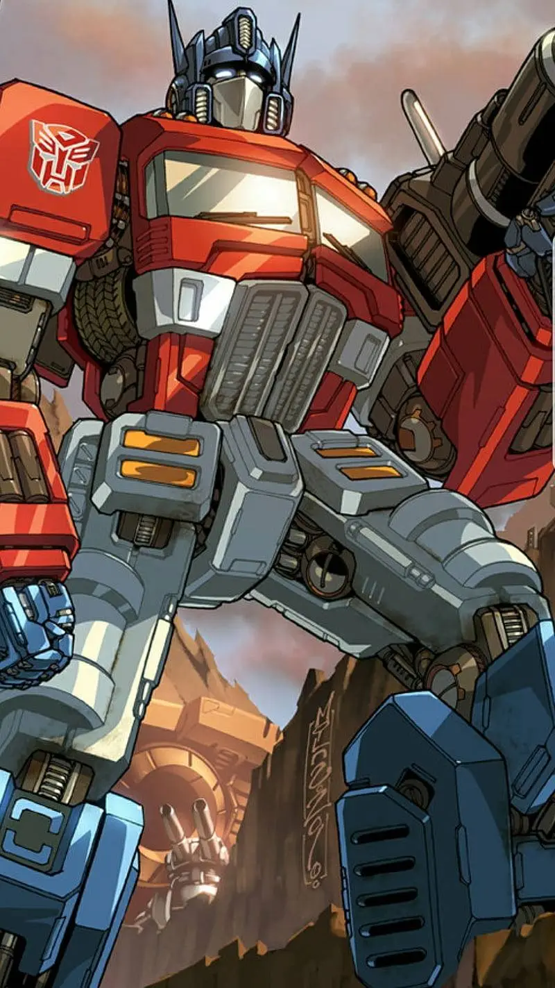 ai character: Optimus Prime  background