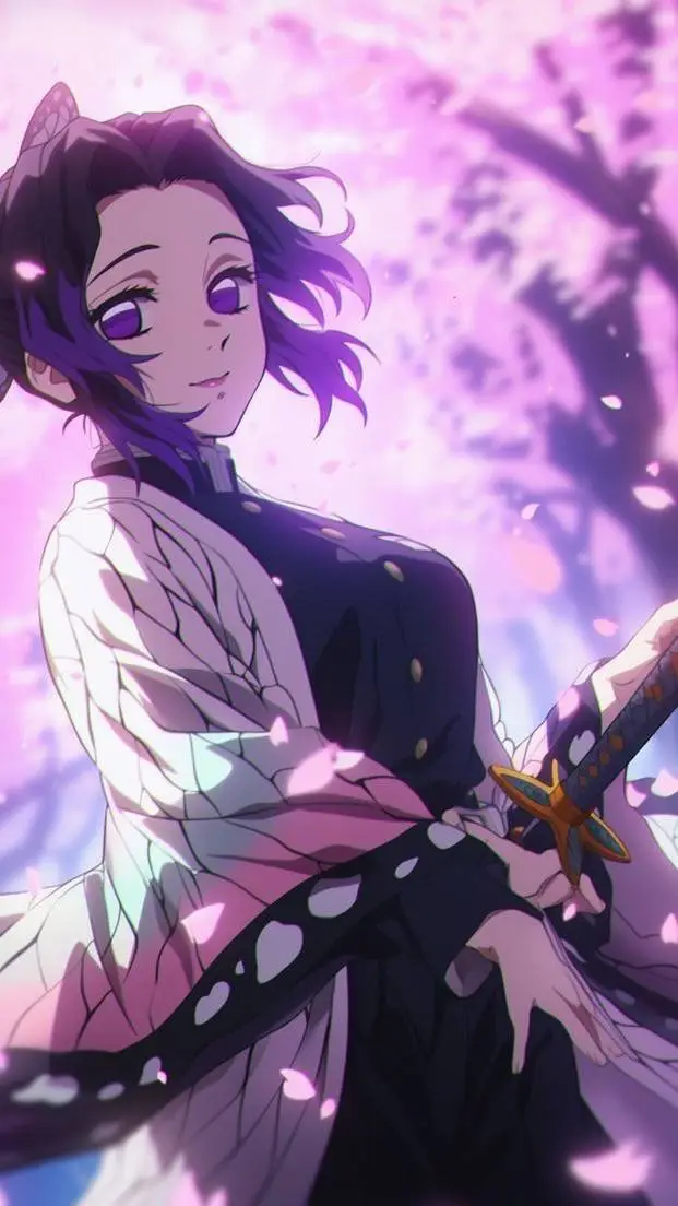 ai character: 🦋Shinobu Kocho 🦋 background