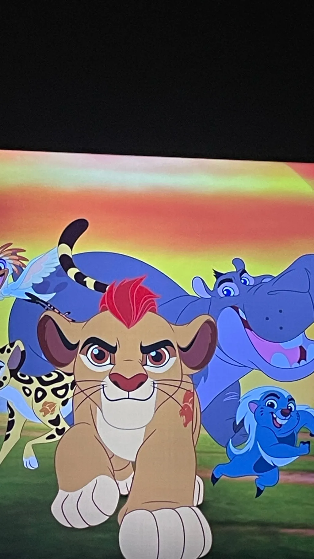 ai character: The lion guard background
