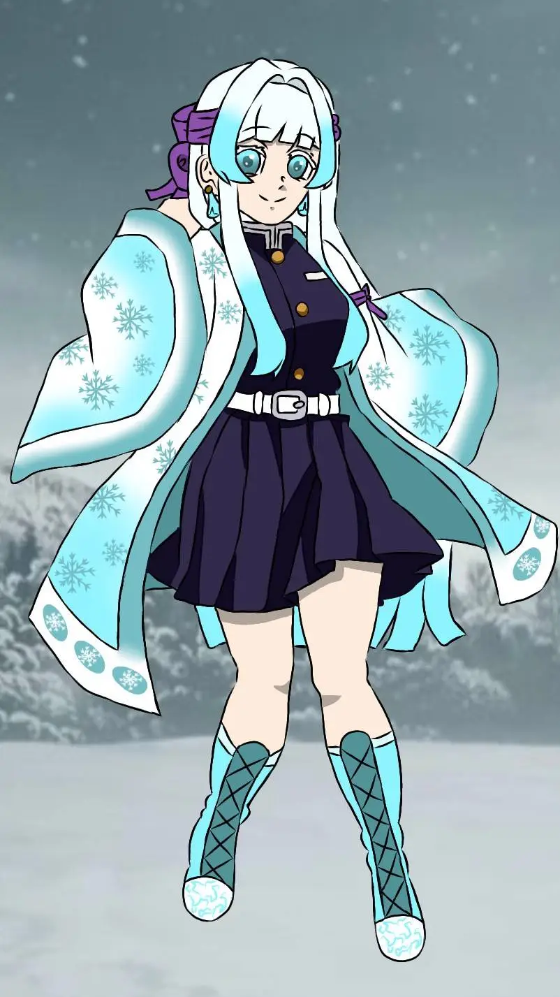 ai character: Nieve y Niebla ❄️🌫 background