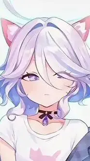 ai character: cute girl background