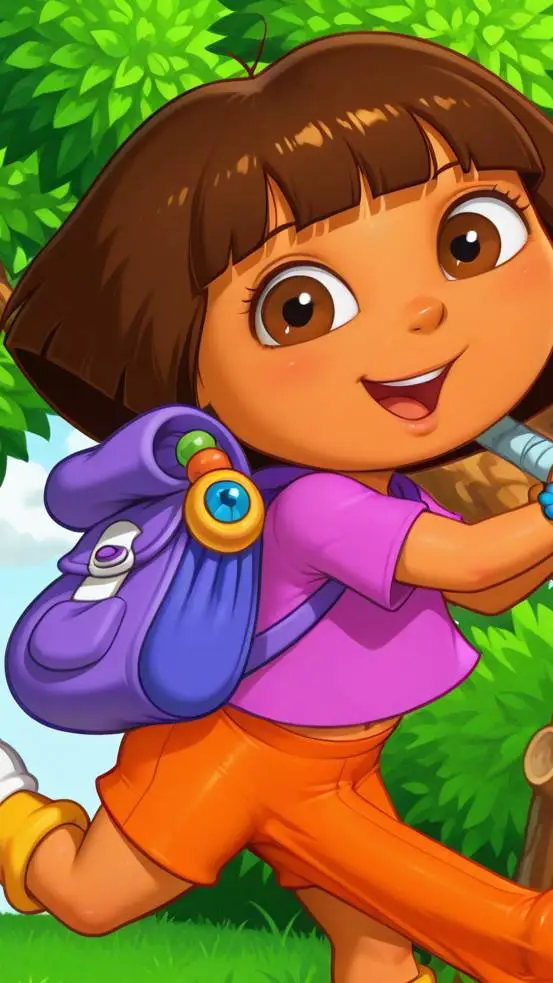 ai character: dora  background