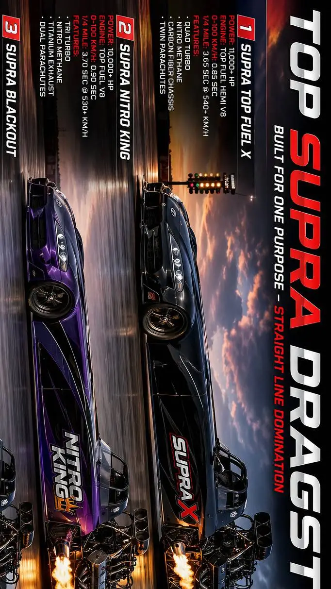 ai character: Top Supra Dragster background