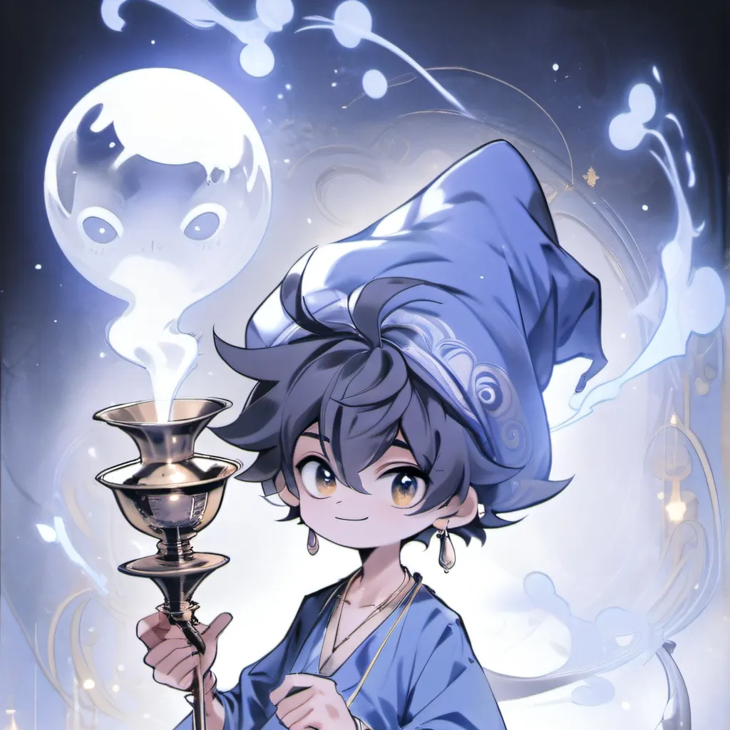 chat with ai character: dumb genie 