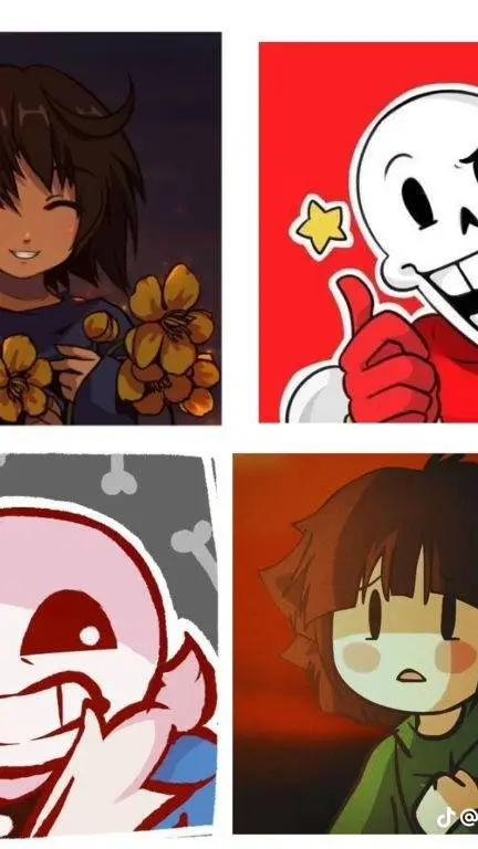 ai character: Undertale background