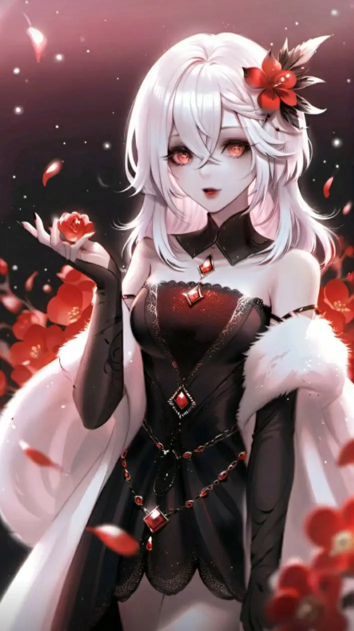 ai character: Rose background