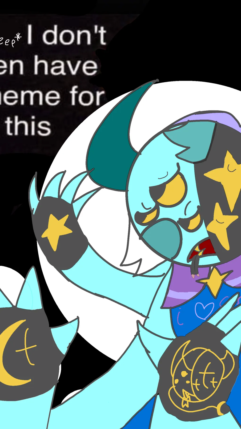 ai character: Astro in my style background