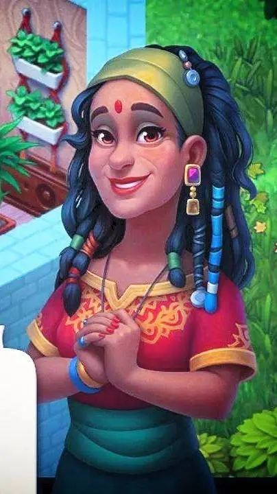 ai character: Shanti Township background