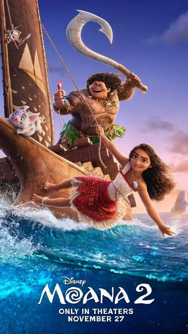 ai character: Moana 2 background