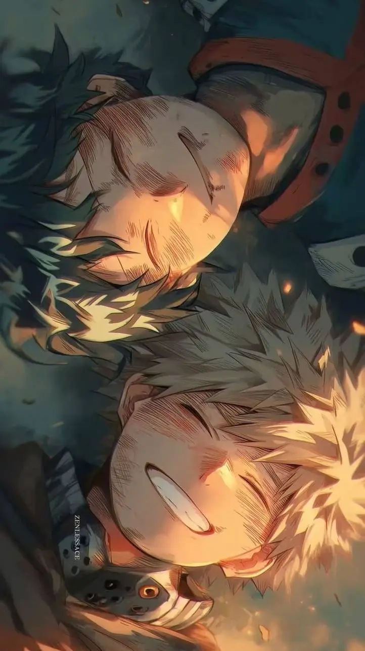 ai character: MHA Bakudeku background