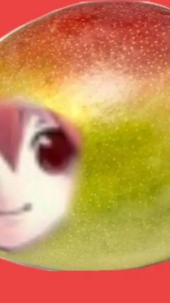 ai character: teto mango background