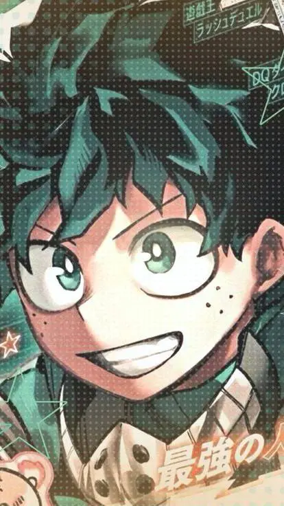 ai character: deku  background