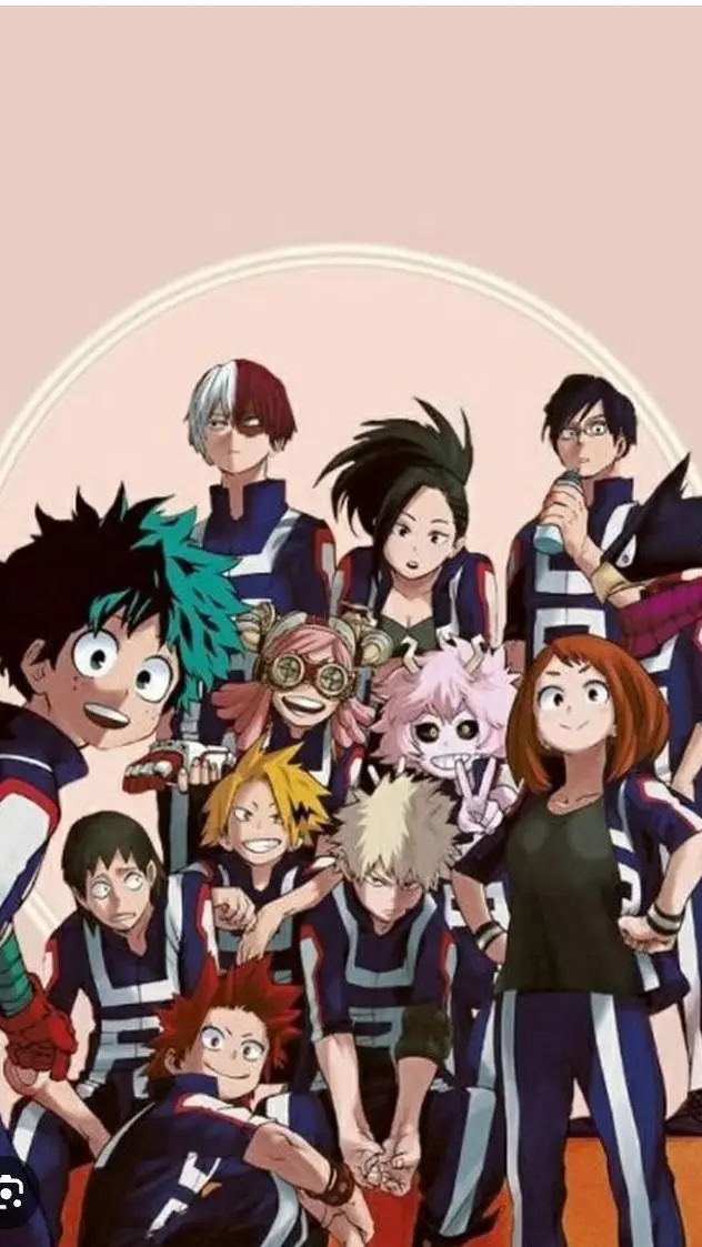 ai character: Mha classroom background