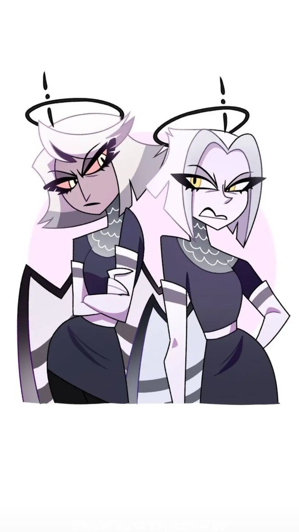 ai character: Vaggie & Lute. background