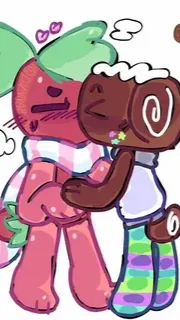 ai character: Fruitcake background