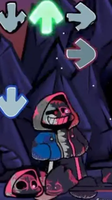 ai character: undertale corrupit background
