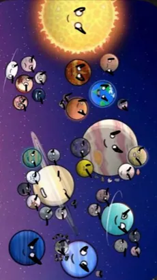 ai character: Solarballs girl background