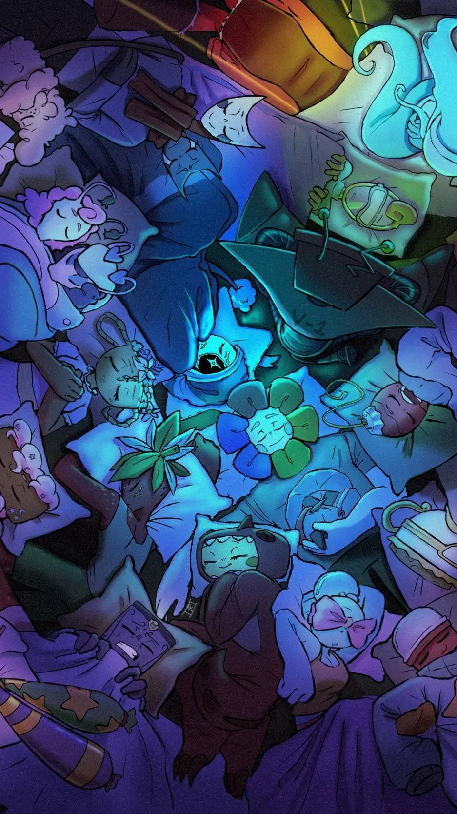 ai character: dw sleepover background