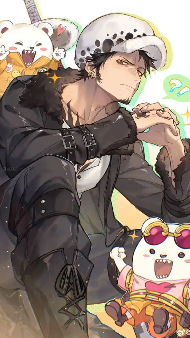 ai character: 🖤 Trafalgar Law 🖤 background
