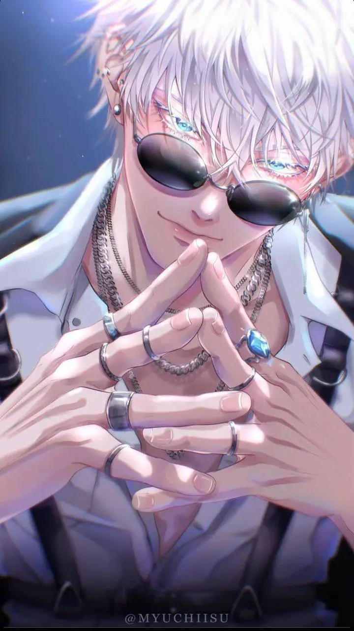 ai character: 🩵 Gojo Satoru 🩵 background