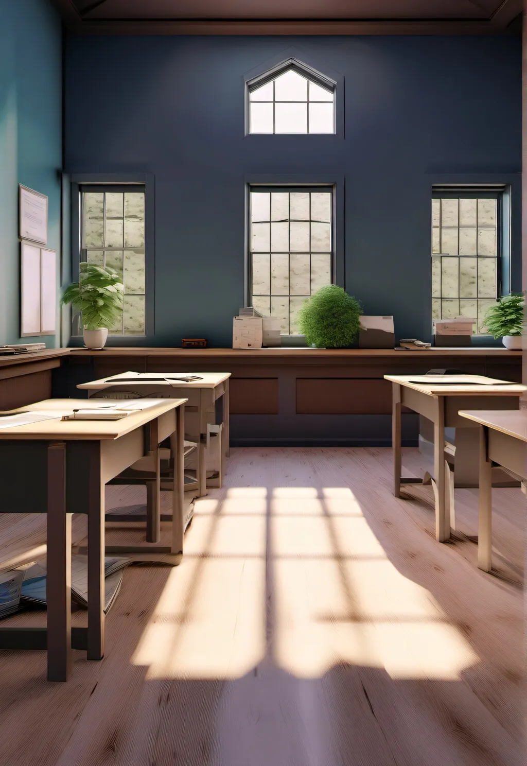 chat with ai character: classroom 