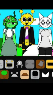 ai character: Sprunki V2 background
