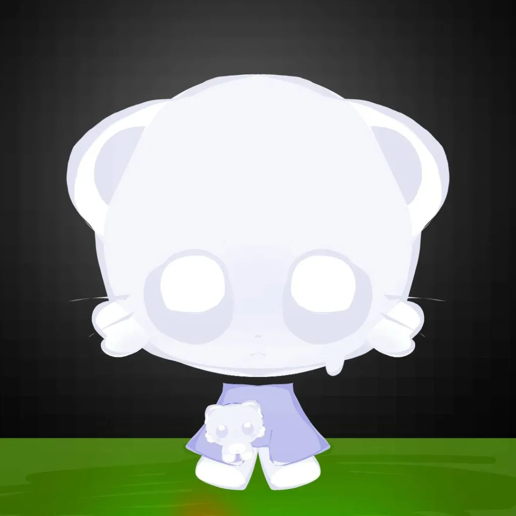 chat with ai character: blue kitty