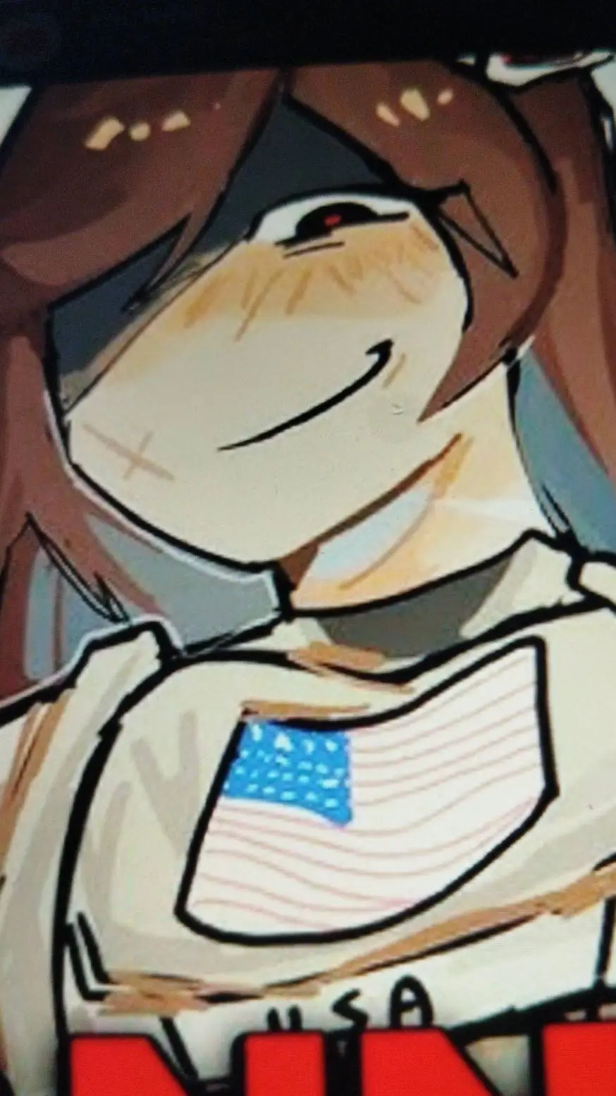 ai character: She likes u background