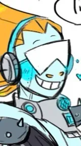 ai character: Present Mic—Robot background