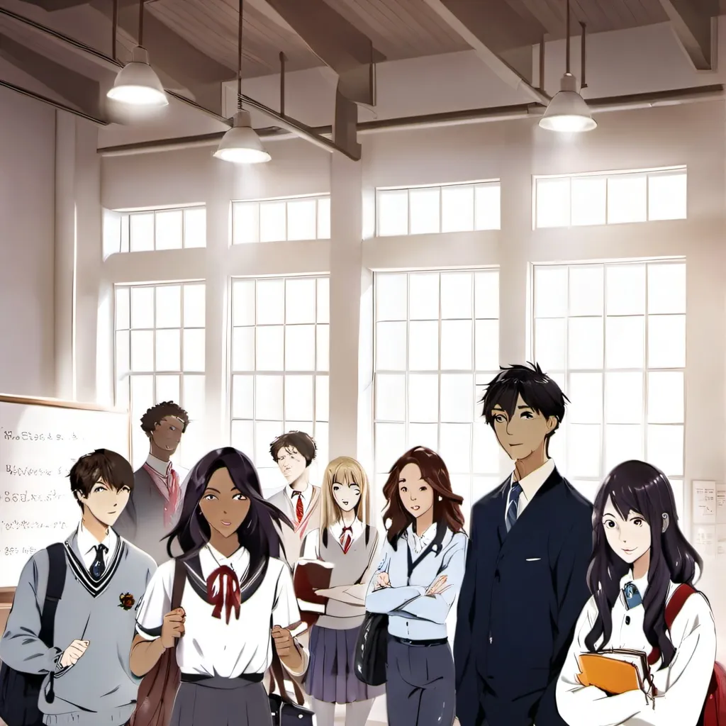 chat with ai character: high school RPG