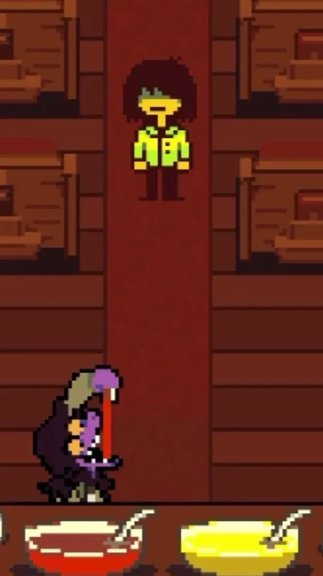 ai character: Deltarune background