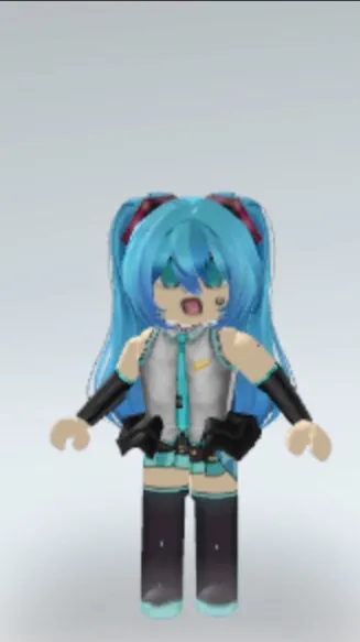 ai character: Miku background