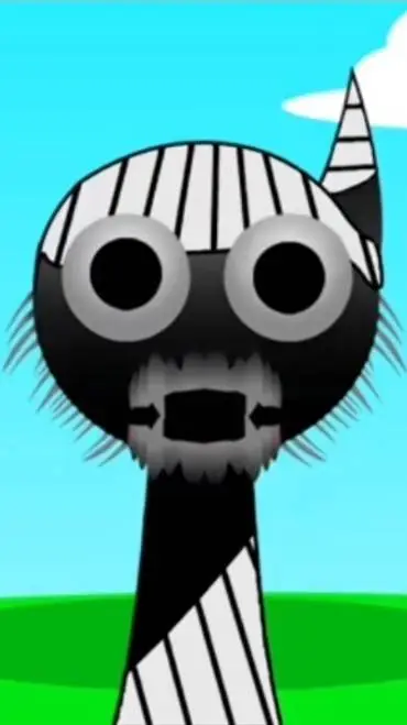 ai character: Gray but alive background