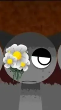 ai character: Gray background