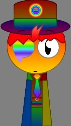 ai character: Rainbo background